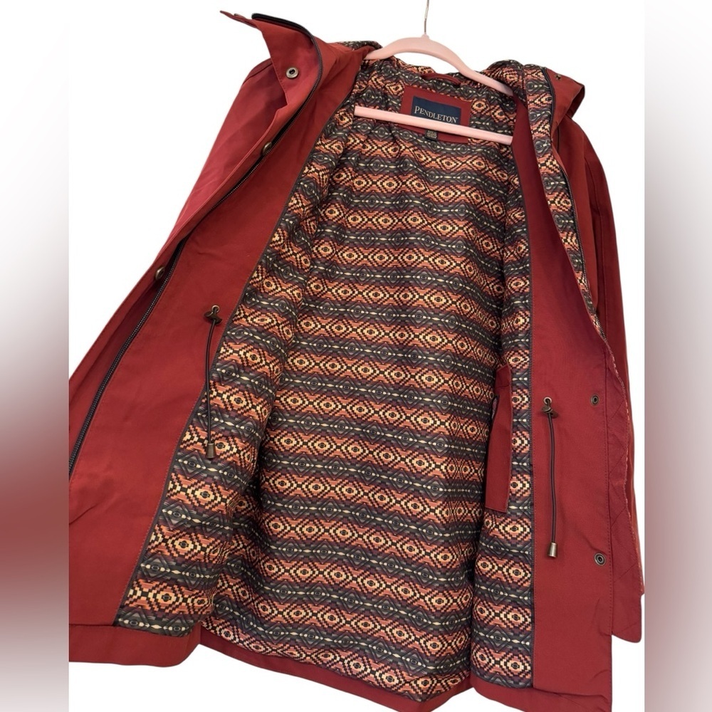Pendleton Hooded Rain Jacket Coat - image 2